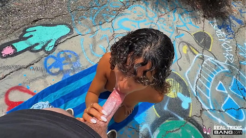 Bang! Real Teens - Isabella Jules Fucked Outdoors Then Covered In Cum