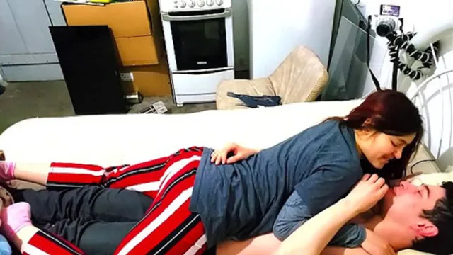 Petite teenie takes pounded by a muscular 18yo