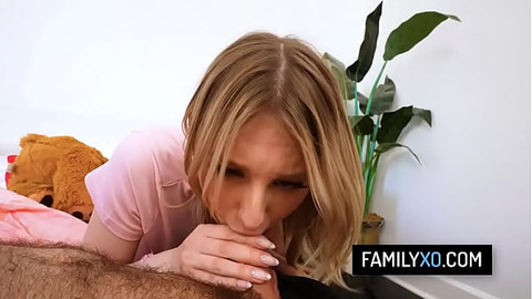 Stepdaughter's spanking turned into rough fuck - Melody Marks