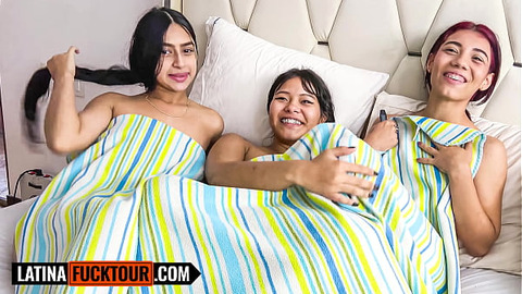 Amateur Latina Teen Sluts Go Wild On BWC American In Homemade Threesome