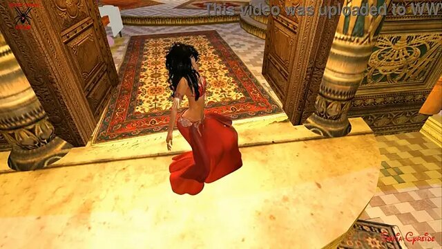 Skinny Latina teen red belly dancer takes fucked hard