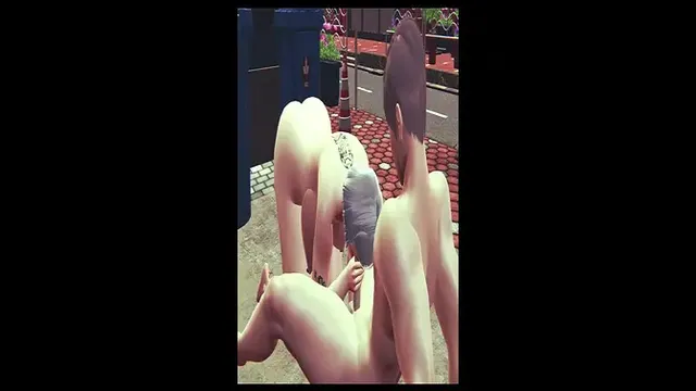 Teen boy's wild night with mature woman and busty girlfriend