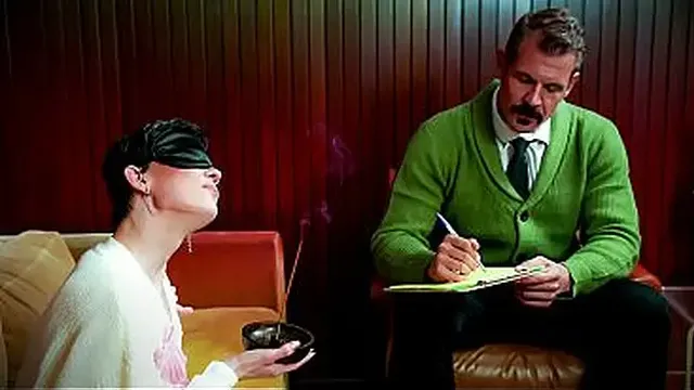 Pale Teenager in Sweater visits Psychologist for Memory Regression Therapy