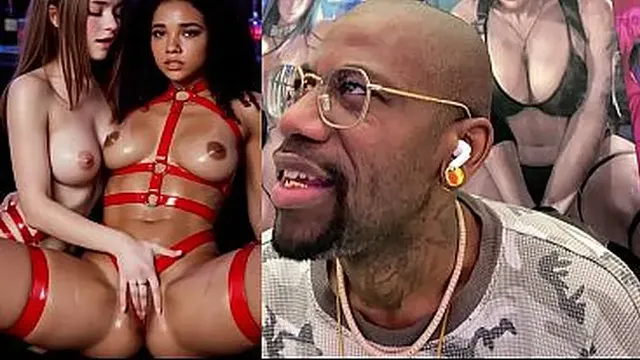 Creampied blonde slut gets black cock facial