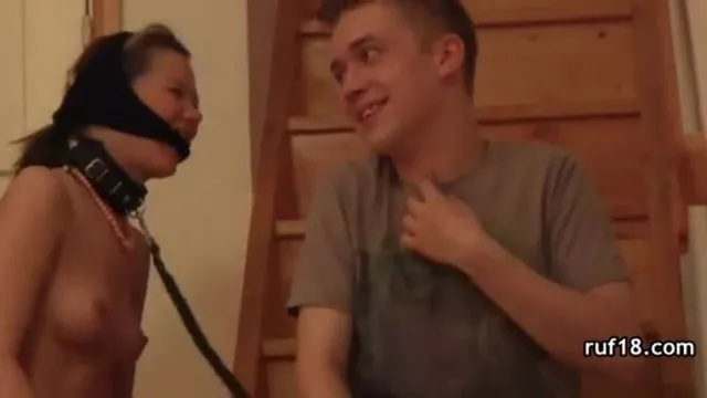 Teen GF tied up and taken by her horny boyfriend