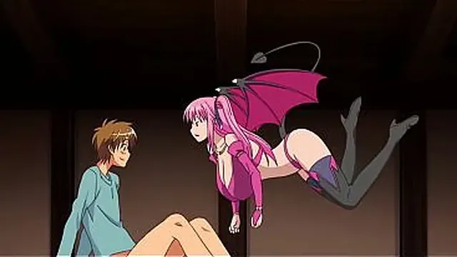 Hentai teen gets blowjob from hot vampire