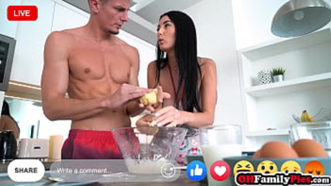 Sweet teen's juicy muffin tempted stepbro's eager cock🌭, leading to a sizzling f***k fest