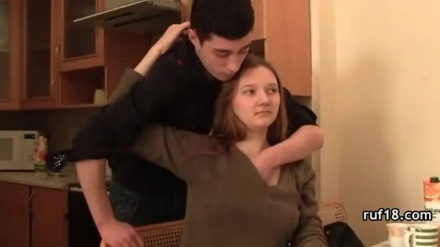 Young Lucy bound and teased by her turned on boyfriend