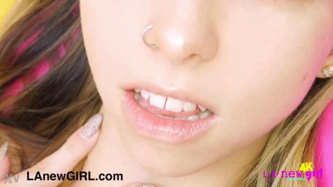 'Drool-worthy 18yo nymph shows off her flawless curves, teasing her sweet nips'