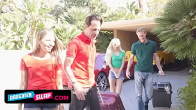 hunks Swap Young girlfriends Elsa Jean & Liza Rowe Pt 1