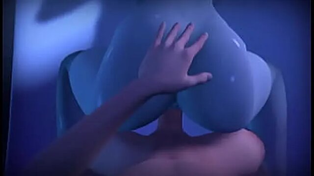 Raven gives POV blowjob to Teen Titans teammate